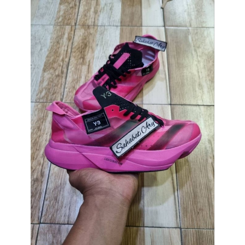 Sepatu Y-3 Pro 3 Semi Solar Pink