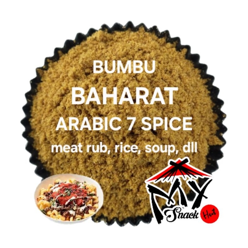 

BAHARAT SEASONING 25GR BUMBU SERBAGUNA SEVEN SPICES 7 REMPAH SALAD KIBBEH NASI STEW SOUP ARABIC