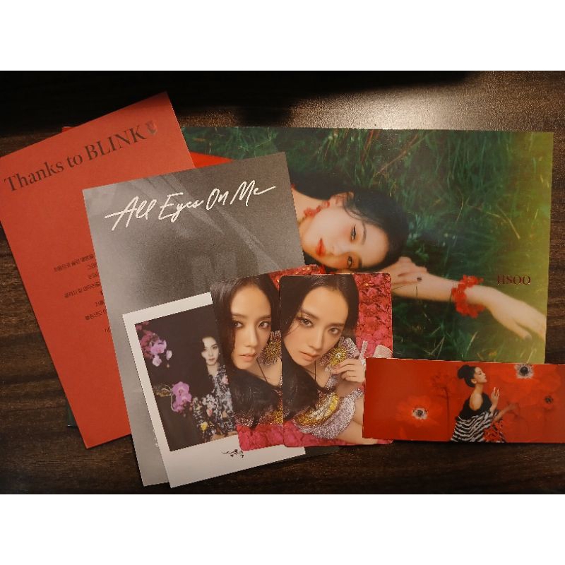 UNSEALED ALBUM JISOO FLOWER ORIGINAL MURAH