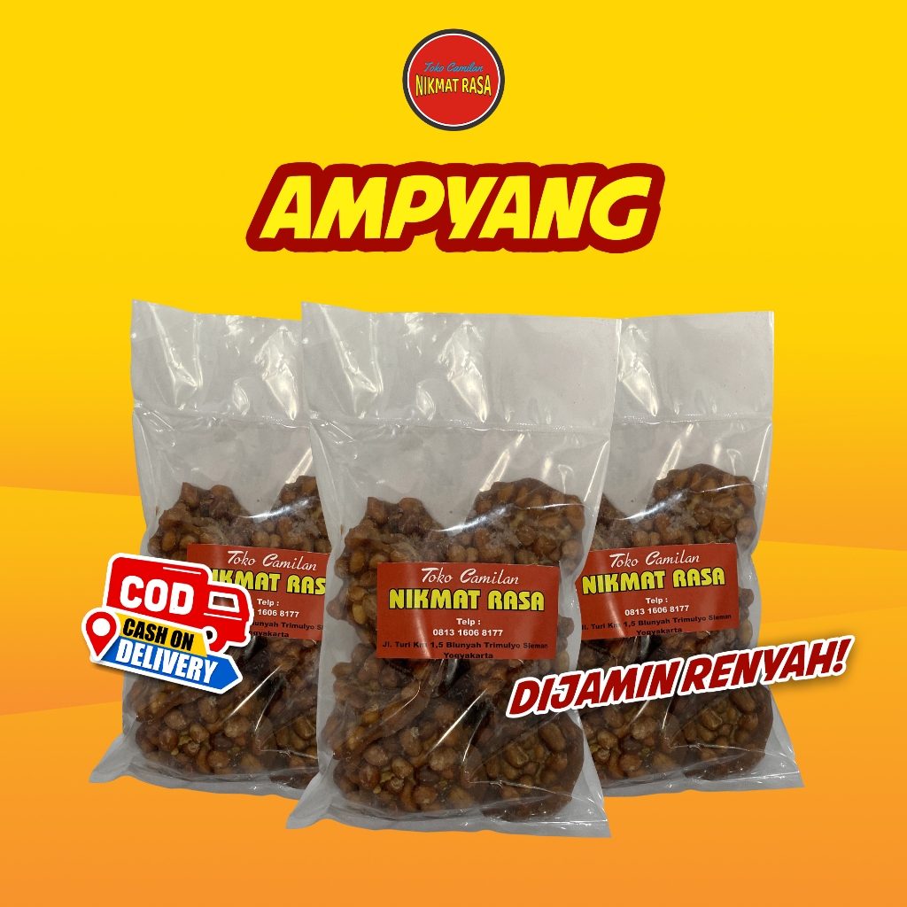 

Ampyang/ Ampyang Kacang Gula/ Kue Kacang Gula 250g Snack Kiloan Enak Murah