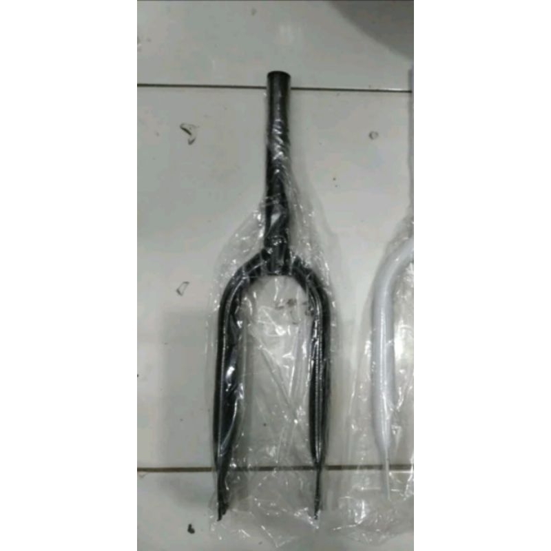 garpu fork sepeda anak bmx 16 besi ulir