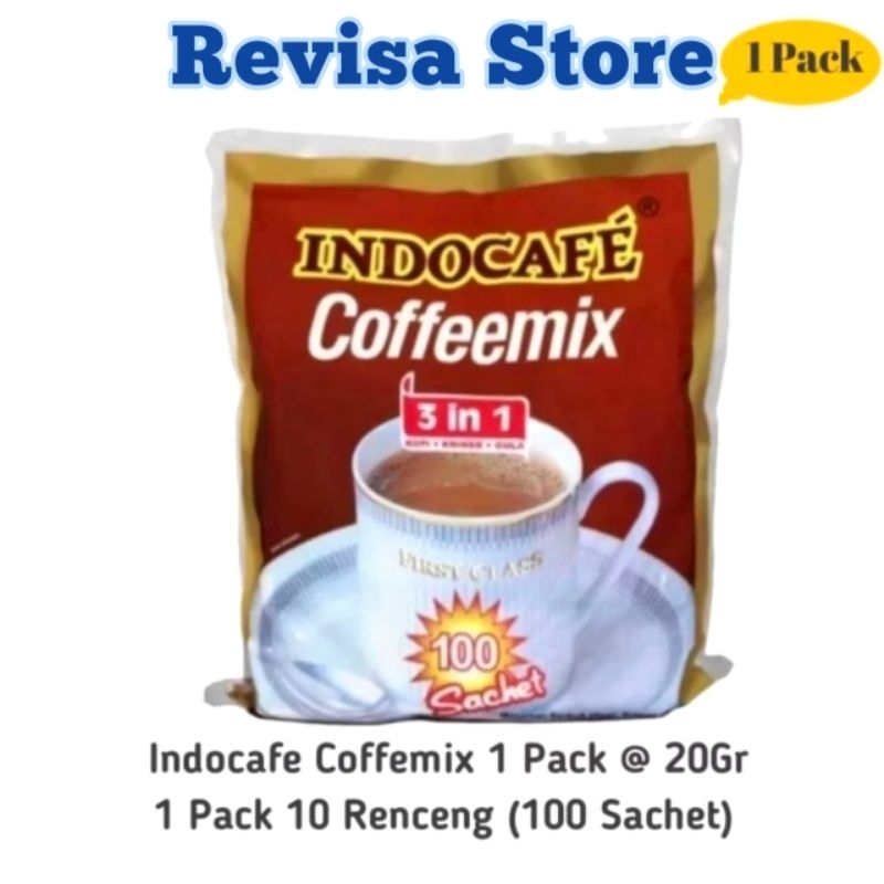 

Indocafe Coffemix 1 Pack @20Gr 10 Renceng (Isi 100 Pcs)