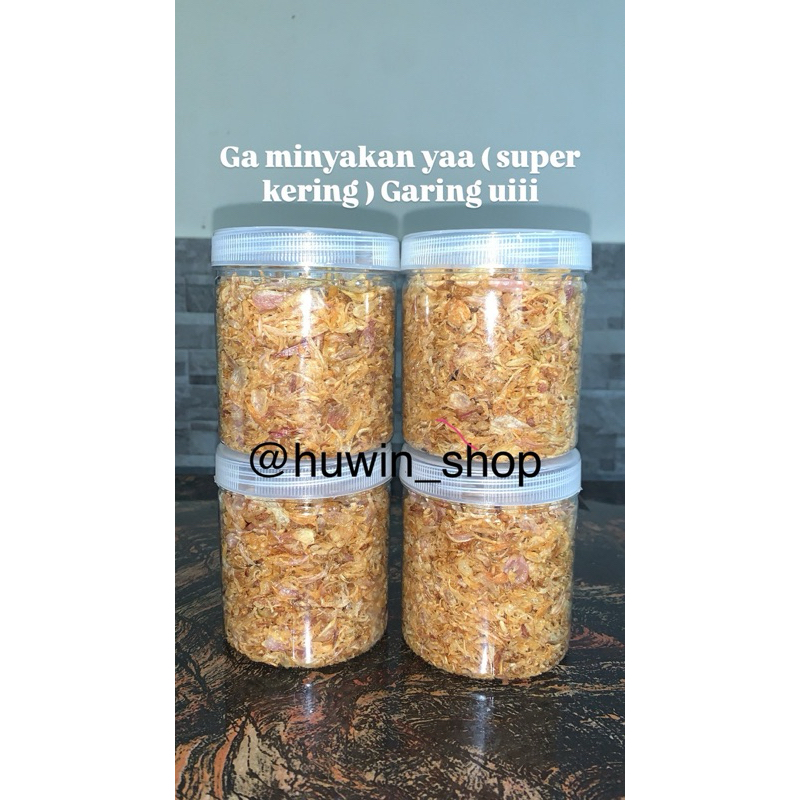 

Bawang goreng Asli // Fresh from kuali toples 600ml