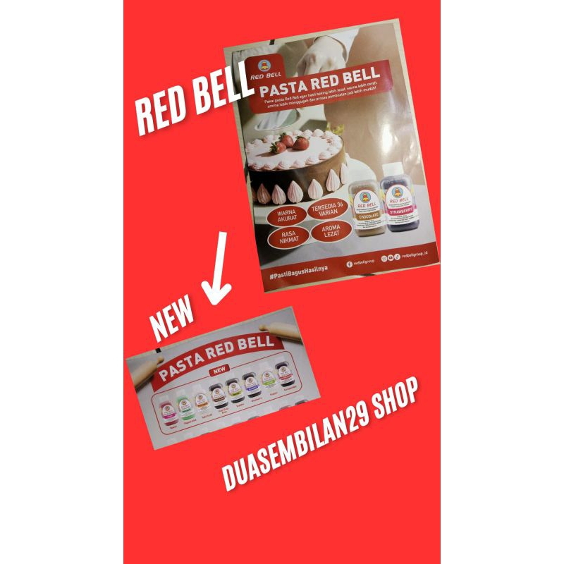 

Red Bell / Redbell Pasta Makanan (New)) Varian 55ml Termurah
