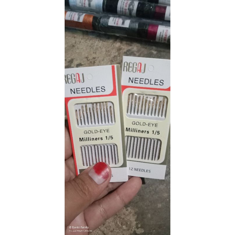 jarum jahit tangan lubang besar