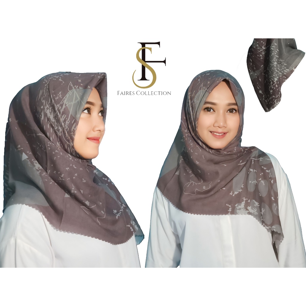 PROMO JILBAB TERMURAH ZM Zaskia Mecca/ Hijab BIA by zaskia Mecca X poppy Bunga