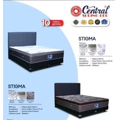 Springbed Central Stigma / Plushtop / Central Matras.