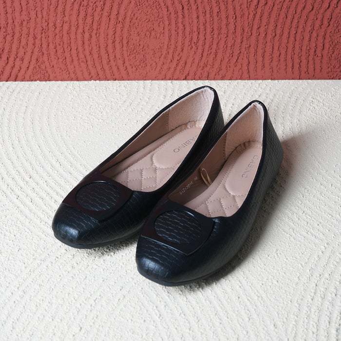 GABINO CINTAMI Sepatu FlatShoes Minimalist-g1da2005-Black.