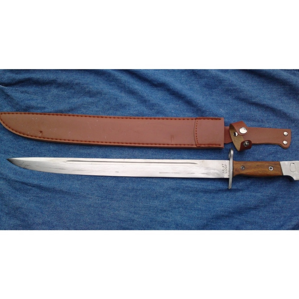 Pasti Istimewa  BISA COD pisau panjang 47 survival outdoor BERKUALITAS