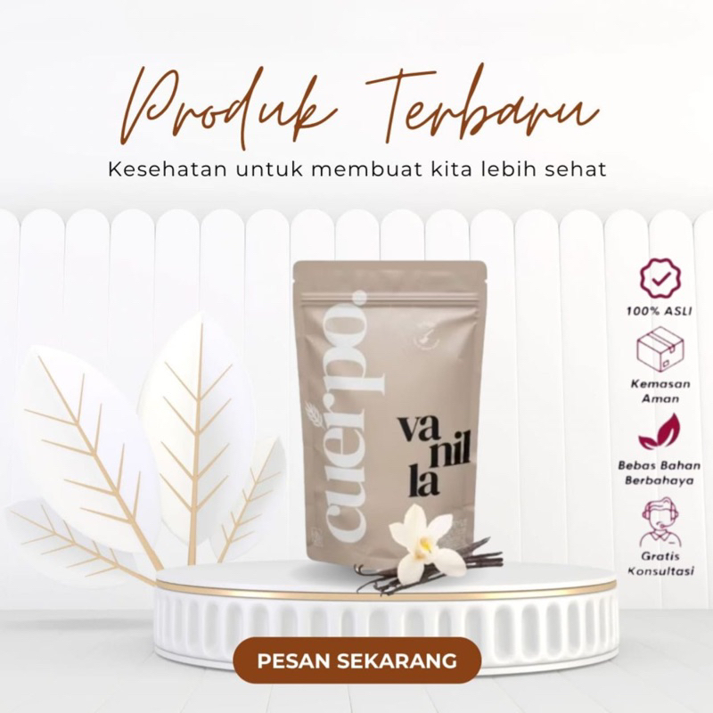 

100% ORIGINAL Cuerpo Susu Tinggi Kalori & Protein Asli Penggemuk Penambah Berat Badan Vanila