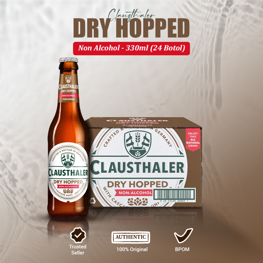 

Clausthaler Dry Hopped 330ml [24 Botol]