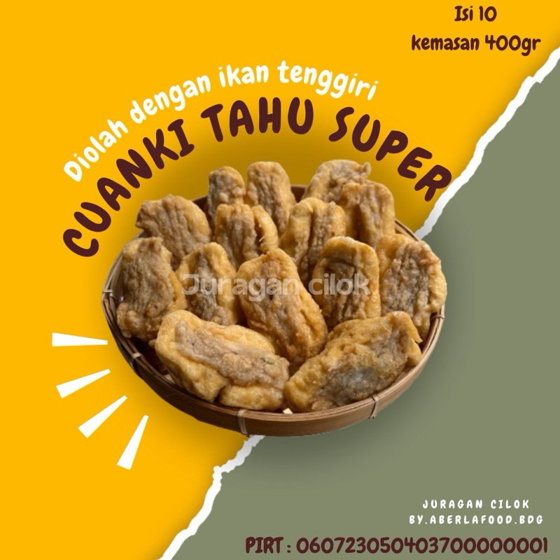 

CUANKI TAHU BASAH PREMIUM IKAN TENGGIRI ISI 10