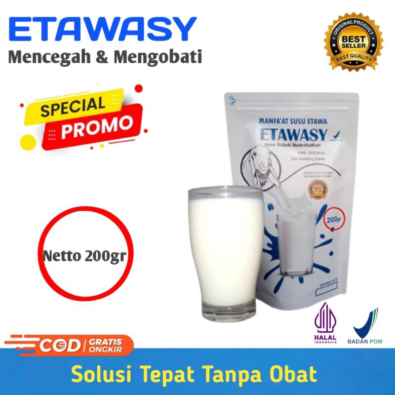 

Etawasy Susu Kambing Etawa Great A 200gr | Susu Etawasy Atasi nyeri sendi reumatik menjaga kesehatan
