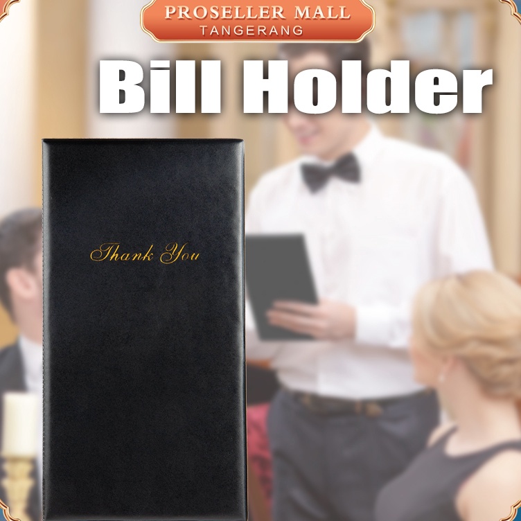 

jeLaris Bill Cover Restoran Bill Holder Cover Bill Resto Cover Bill Holder Cafe Dan Hotel F94