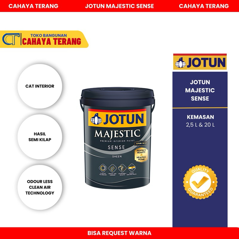 Jotun Majestic Sense Cat Tembok Interior - 2,5L