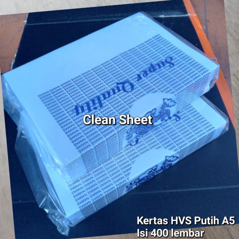 

Kertas HVS/Kertas Print Putih A5 70 gram(harga/1 pack)