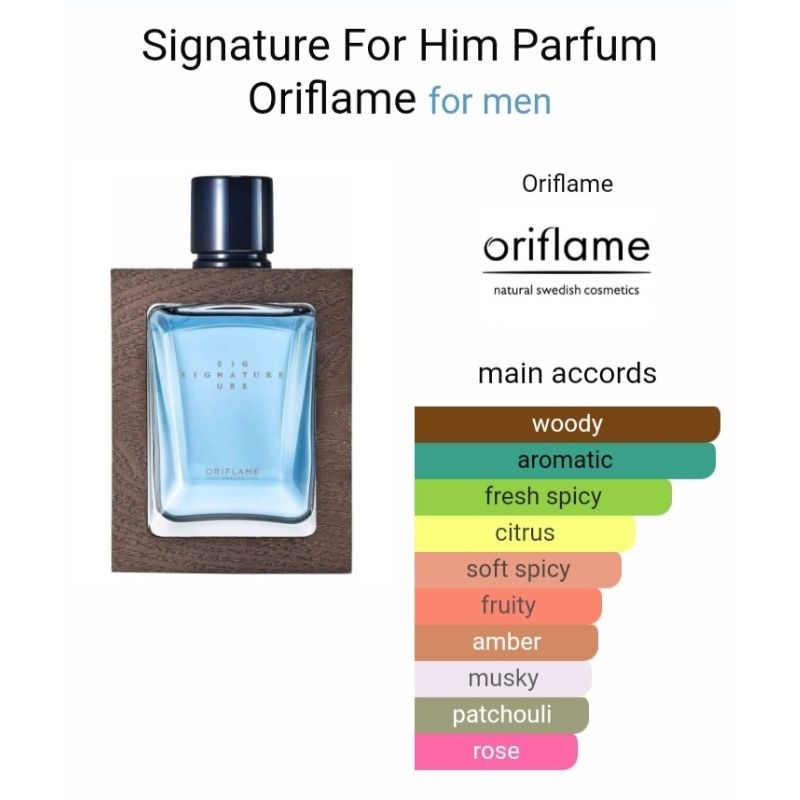 signature for him parfum Oriflame