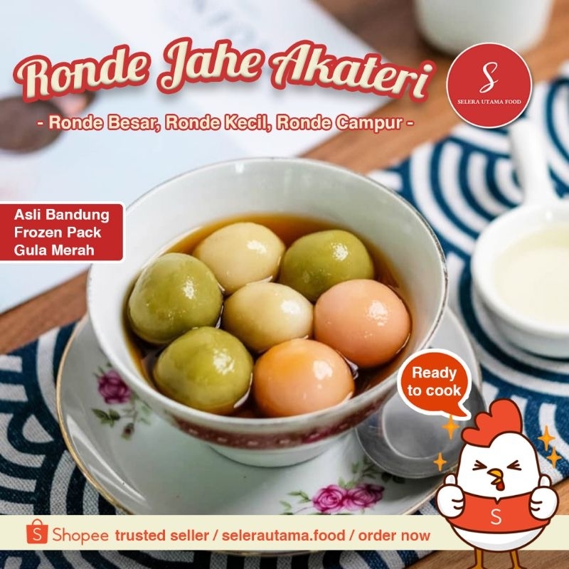 

Wedang Ronde Jahe Alkateri Bandung - Frozen Pack - Gula Merah