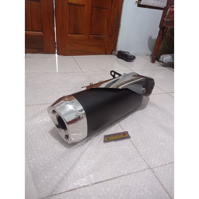 Knalpot Model Standard Ori Ninja FI Inlet 50mm Suara Standard dan Racing Untuk PCX NMAX XMAX VIXIOn 