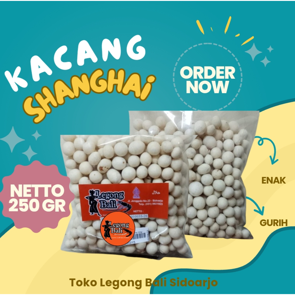 

Kacang Shanghai Kacang Sukro 250 gr