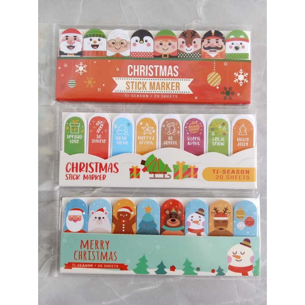 

POST IT / STICKY NOTE T&J SPECIAL CHRISTMAS EDITION ( PCS )