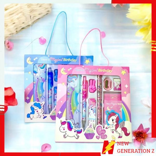 

NGZ Alat Tulis Set 9 In1 Stationery Karakter Lucu Set Perlengkapan Alat Tulis Sekolah Anak-Anak Murah Lengkap Souvenir Ulang Tahun Anak Alat Tulis 9 IN 1 Free Tempat Pensil Kaleng