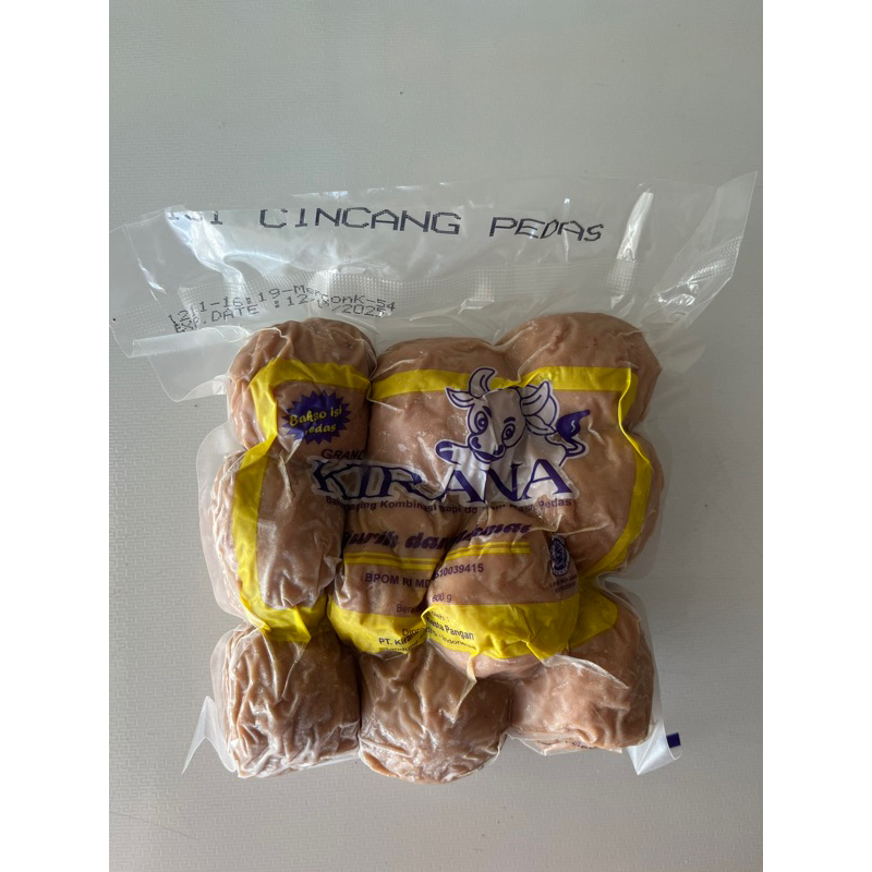 

Bakso Mercon Kirana isi 10