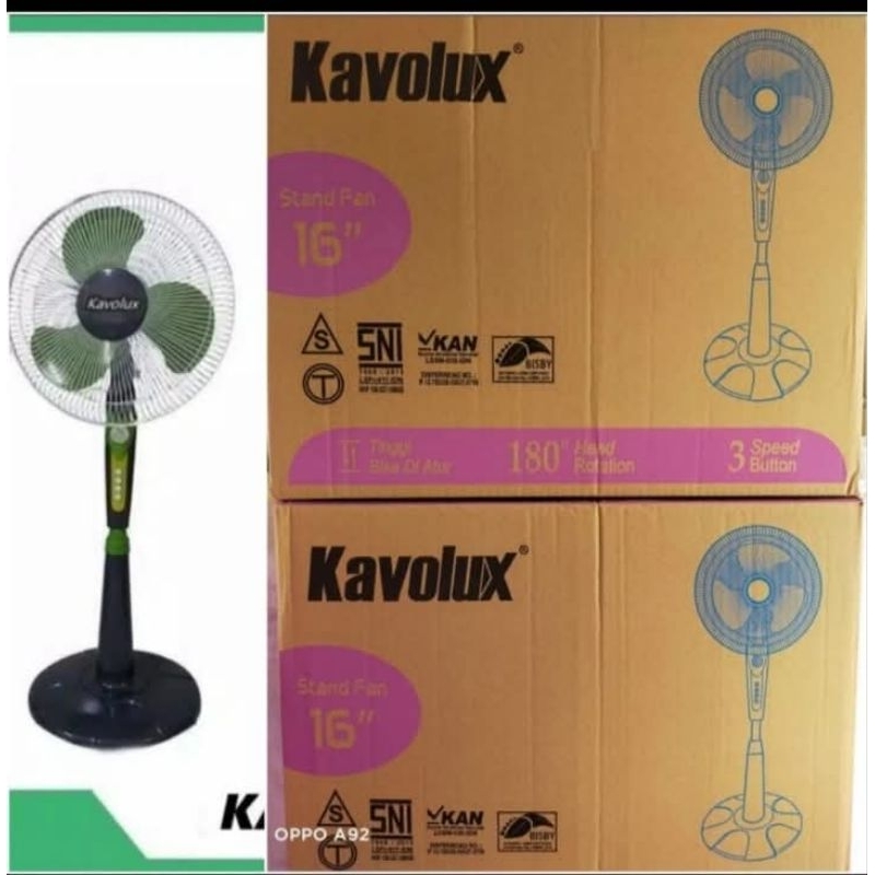 KAVOLUX KIPAS BERDIRI DAN DINDING/KIPAS 16INCH/KIPAS BERKUALITAS