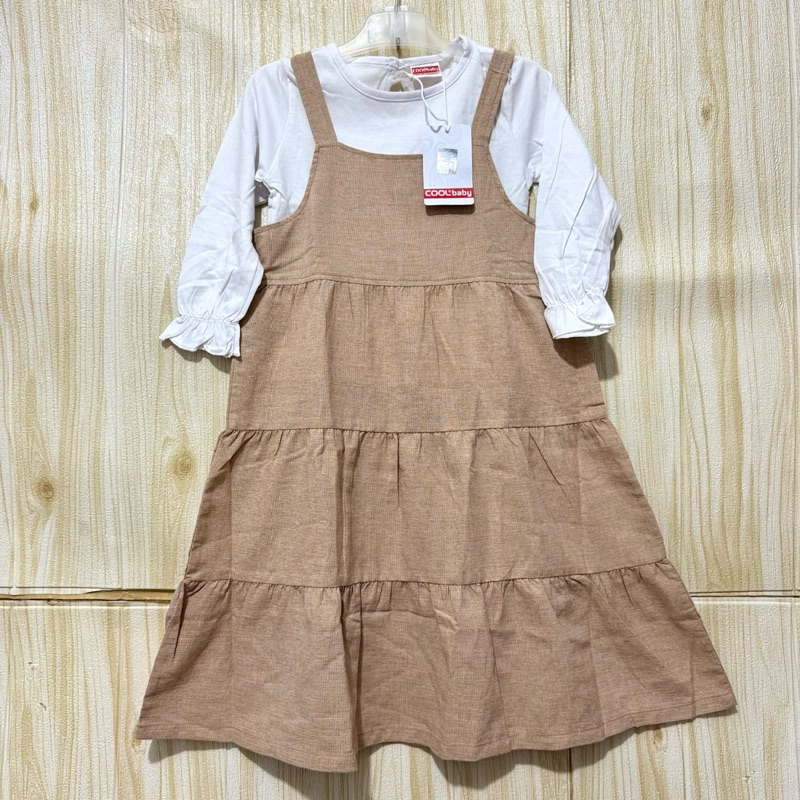 Cool Baby Setelan Overall Dress Anak Perempuan 6-36 bulan