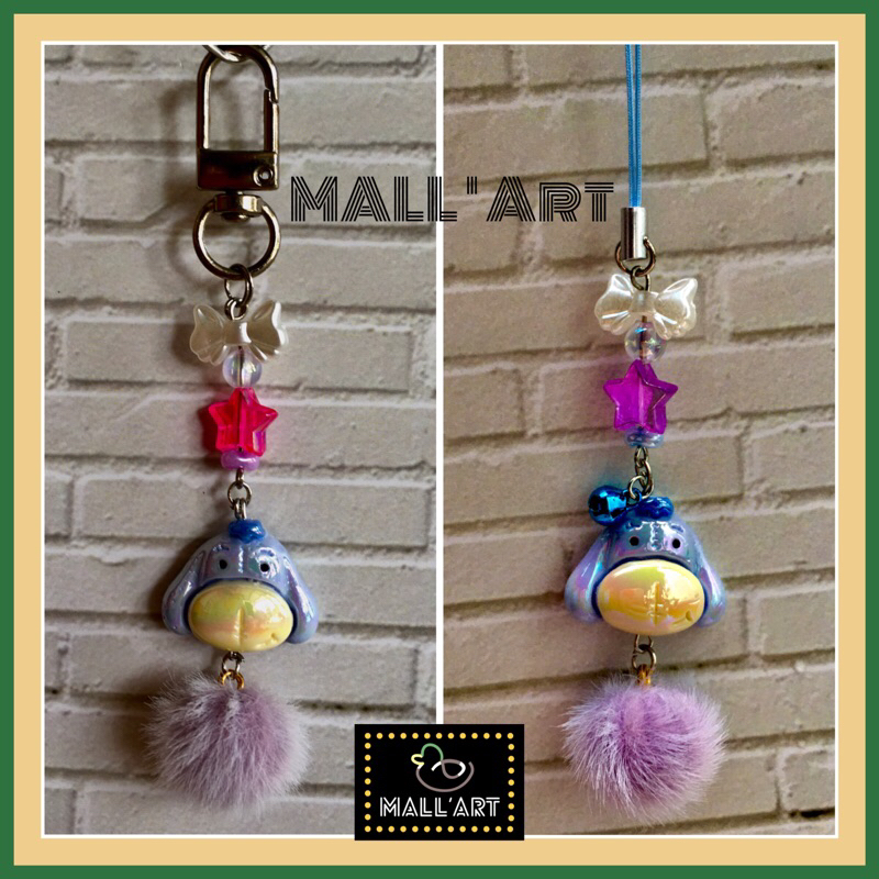 MALL’ART GANTUNGAN KUNCI/TAS/HP/BAG CHARM/GANCI KARAKTER LUCU DISNEY EEYORE