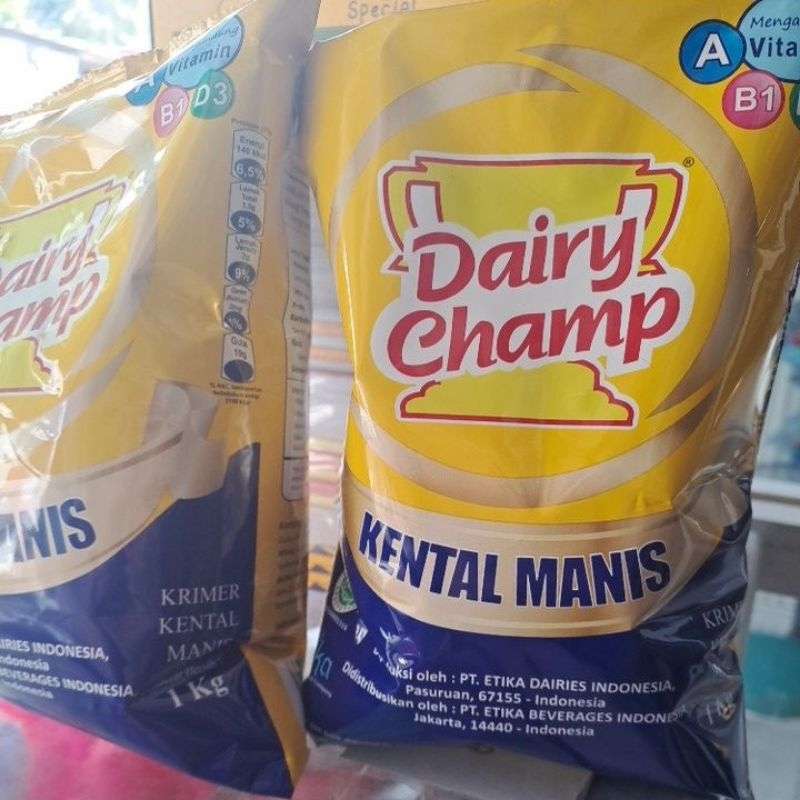 

Dairy champ susu kental manis 1kg