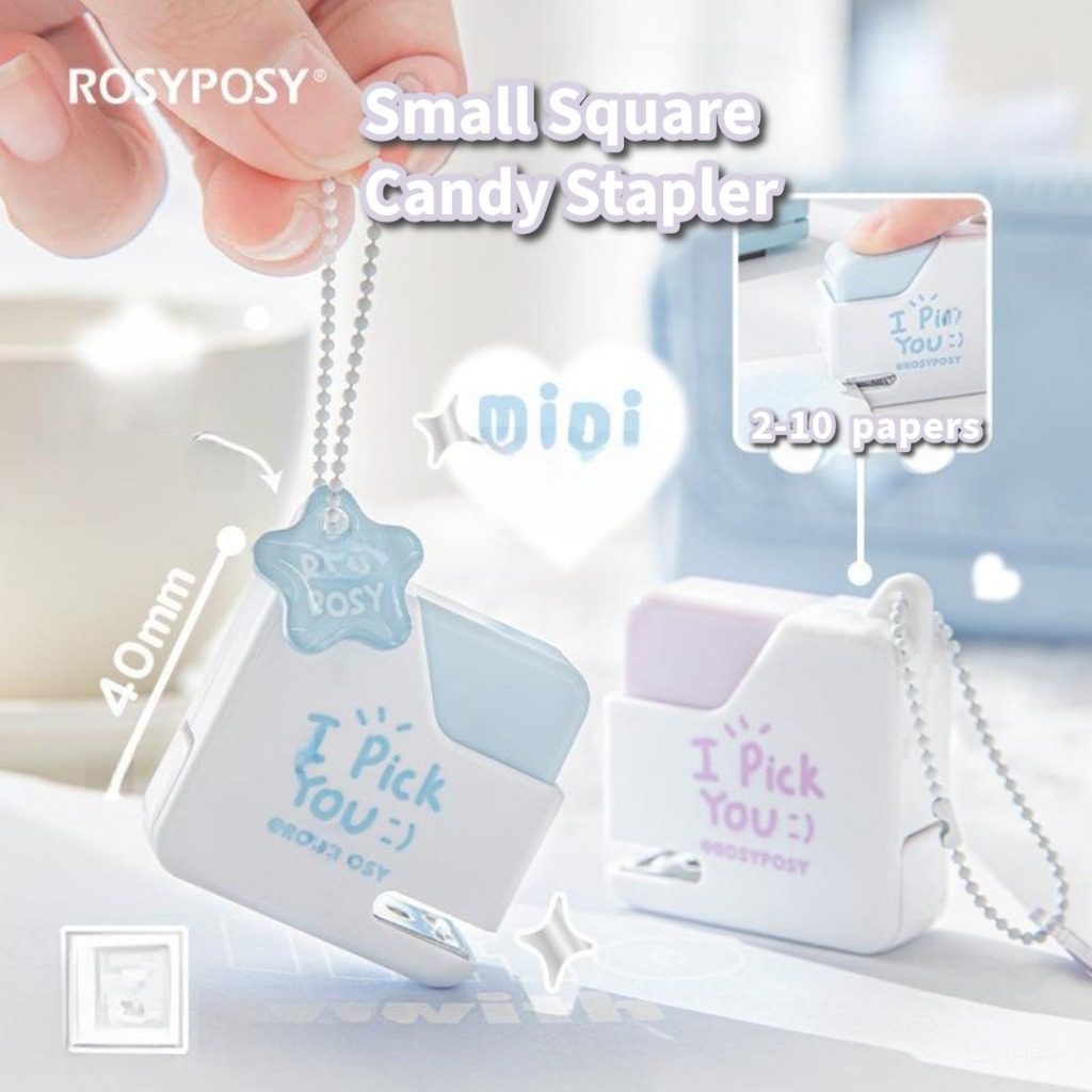 

Stapler Sugar Cube Mini / Stapler Mini Lucu Travelling / Alat Stapler Mini / Alat Staples Mini Lucu Karakter