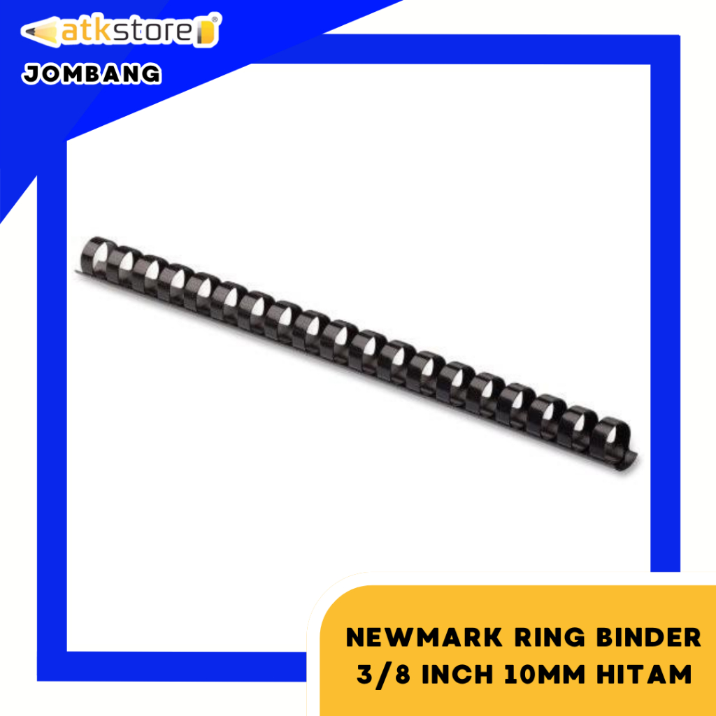 NEWMARK Ring Binder 3/8 INCH 10MM Hitam - Ring Binder Ukuran 3/8 INCH - ATJ