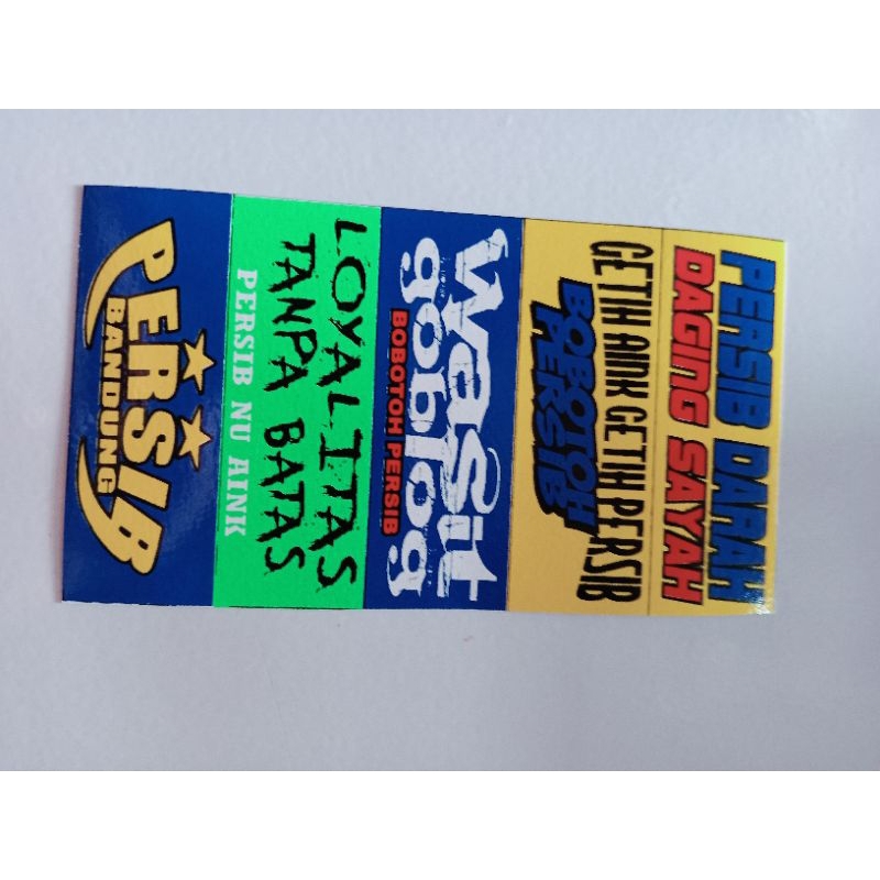 

stiker Persib mini isi 30 pcs