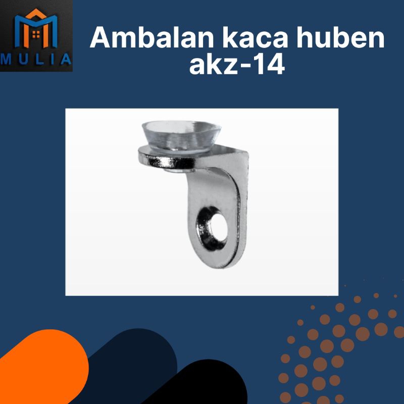 Ambalan siku L / Ambalan cop kaca L Tebal/Ambalan siku penahan kaca huben akz-14