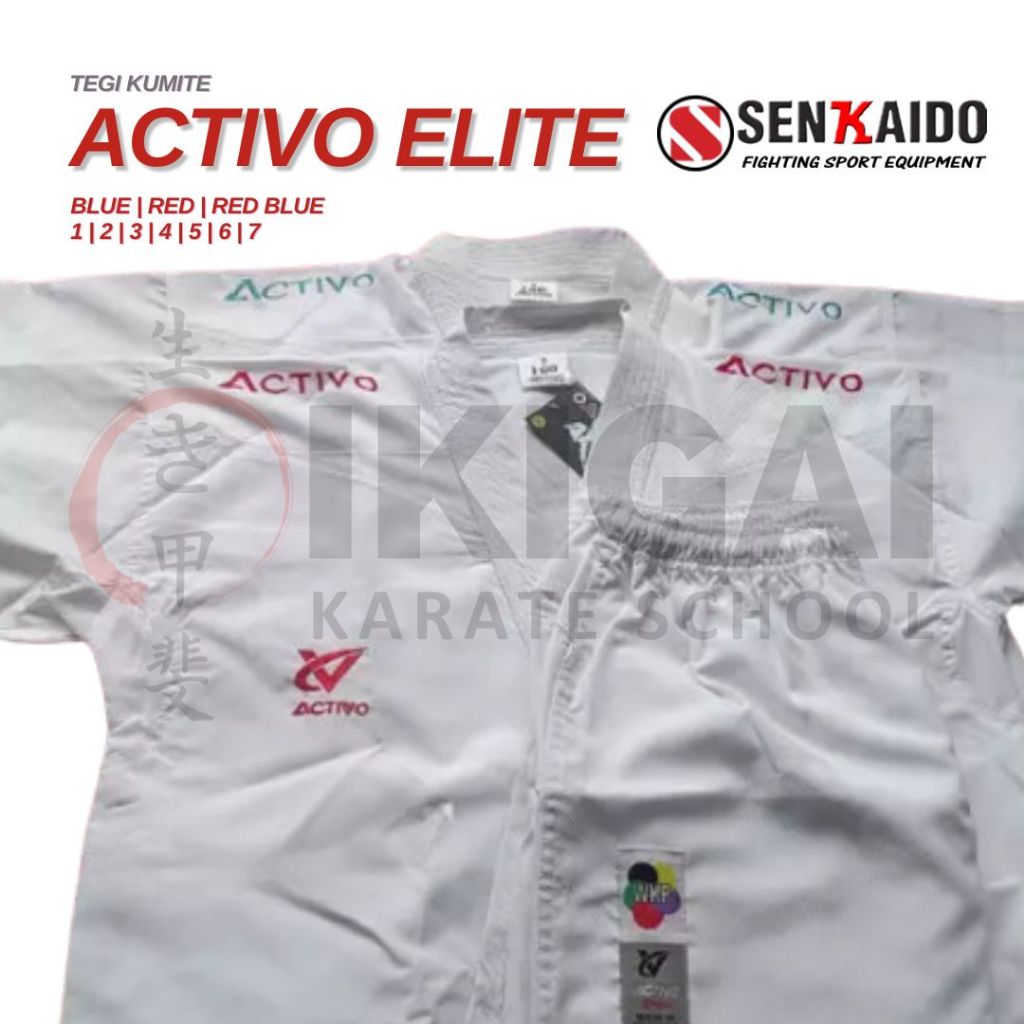 SENKAIDO ACTIVO ELITE TEGI KUMITE Karate-Gi Baju Karate