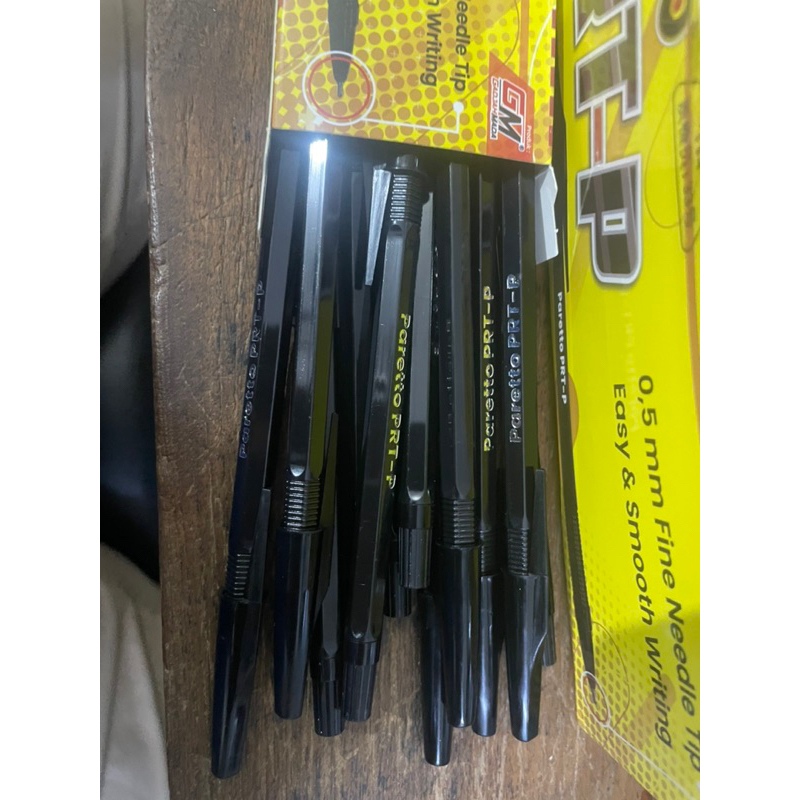 

12pcs (1kotak) pulpen merek paretto