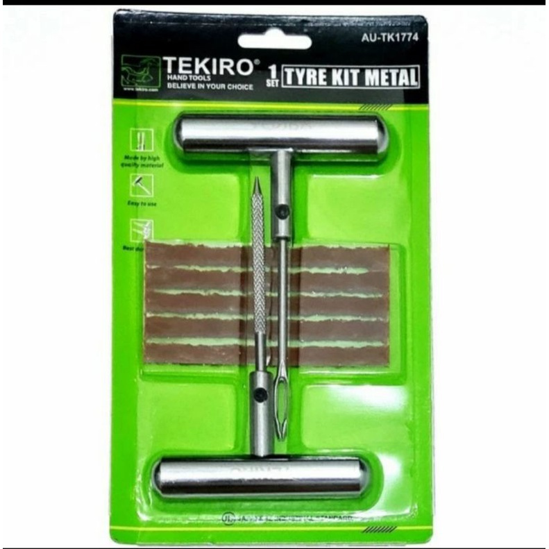 JUAL ALAT TUBLES TEKIRO GAGANG BESI/ALAT TAMBAL BAN ORIGINAL