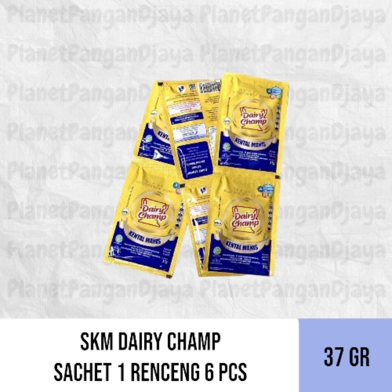 

SKM Dairy Champ Sachet 37Gr 1 Renceng Isi 6 Pcs