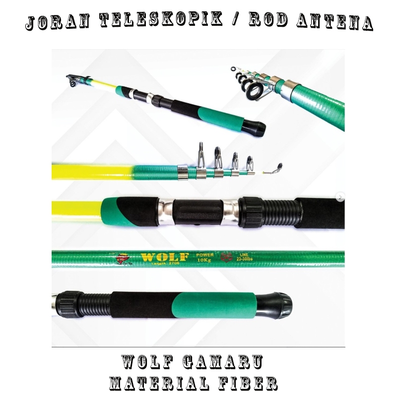 Joran Antena Wolf Gamaru / Joran Teleskopik