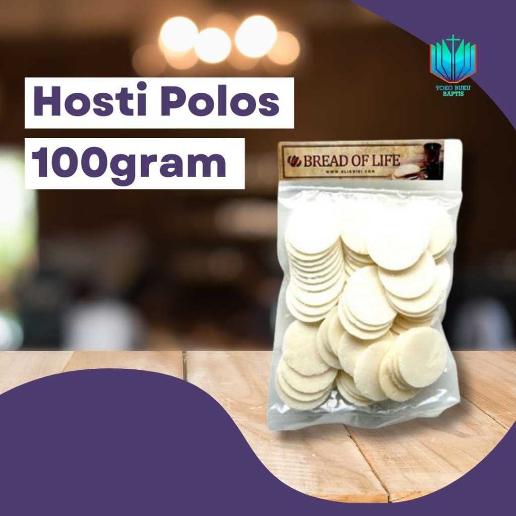 

ROTI PERJAMUAN/HOSTI POLOS 100 GRAM