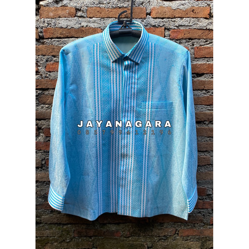 Kemeja Tenun Jayanagara Original Handmade 059
