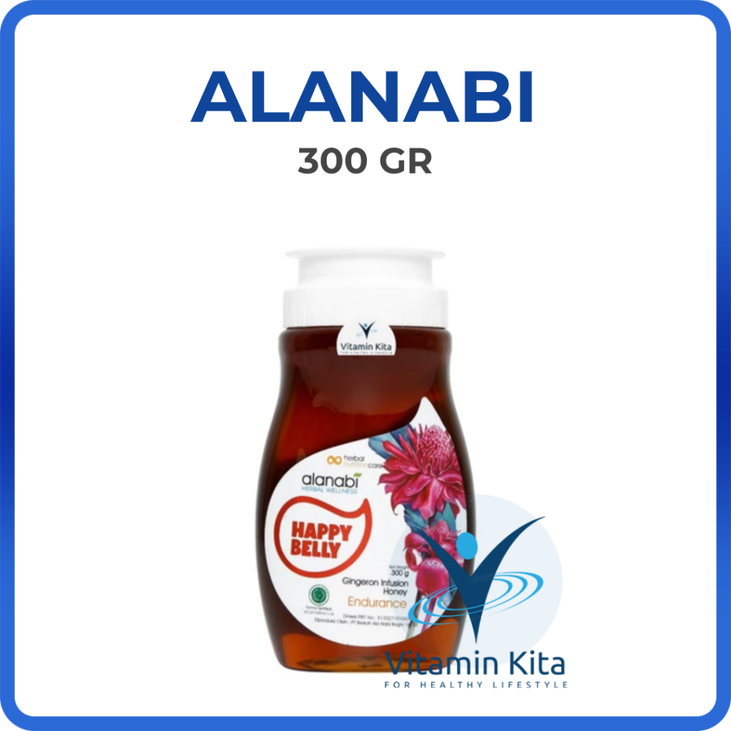 

ALANABI HAPPY BELLY GINGER INFUSION HONEY 300GRAM | Madu Herbal Untuk imun tubuh
