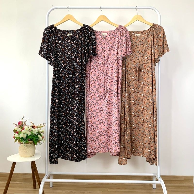 DASTER DRESS RAYON VIONA CANTIK