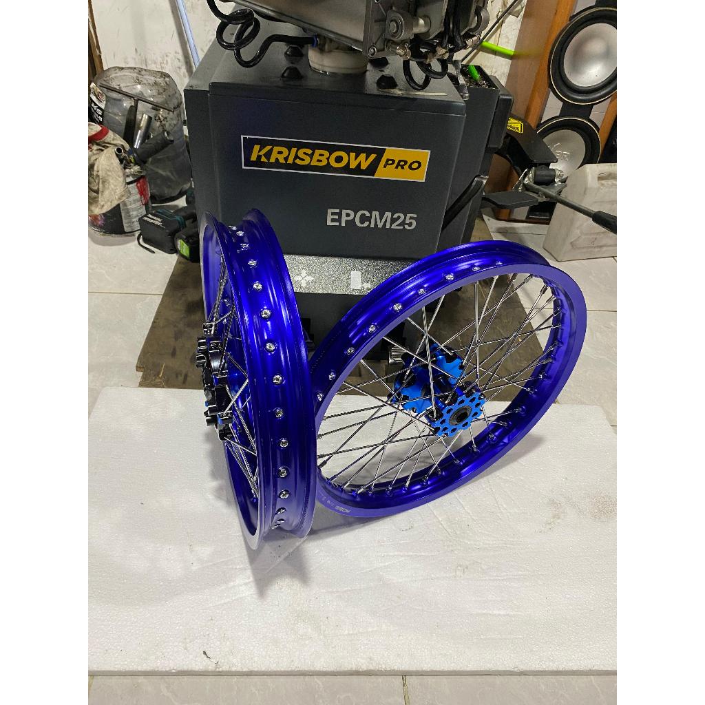 Velg Semi Cacing CRF Ring 17 Wheelset Surex CRF 160/185 Tanpa Ban