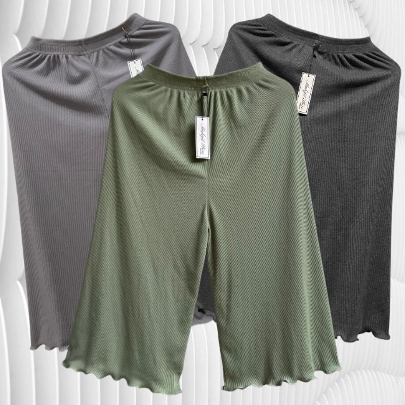 CELANA PENDEK WANITA BUAT SANTAI 7/8 PREMIUM