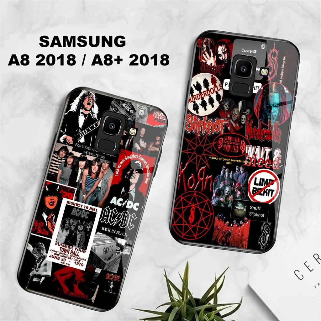 Softcase Kaca Kilau Samsung A8 2018 / A8+ 2018  Terbaru - Softcase Kilau Samsung A8 2018 / A8+ 2018 