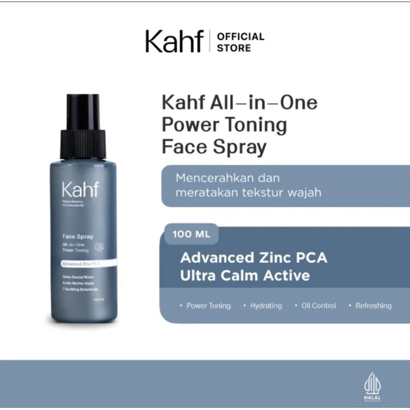 KAHF | NATURAL FACE SPRAY ALL ~ IN ~ ONE | Toner Wajah Pria