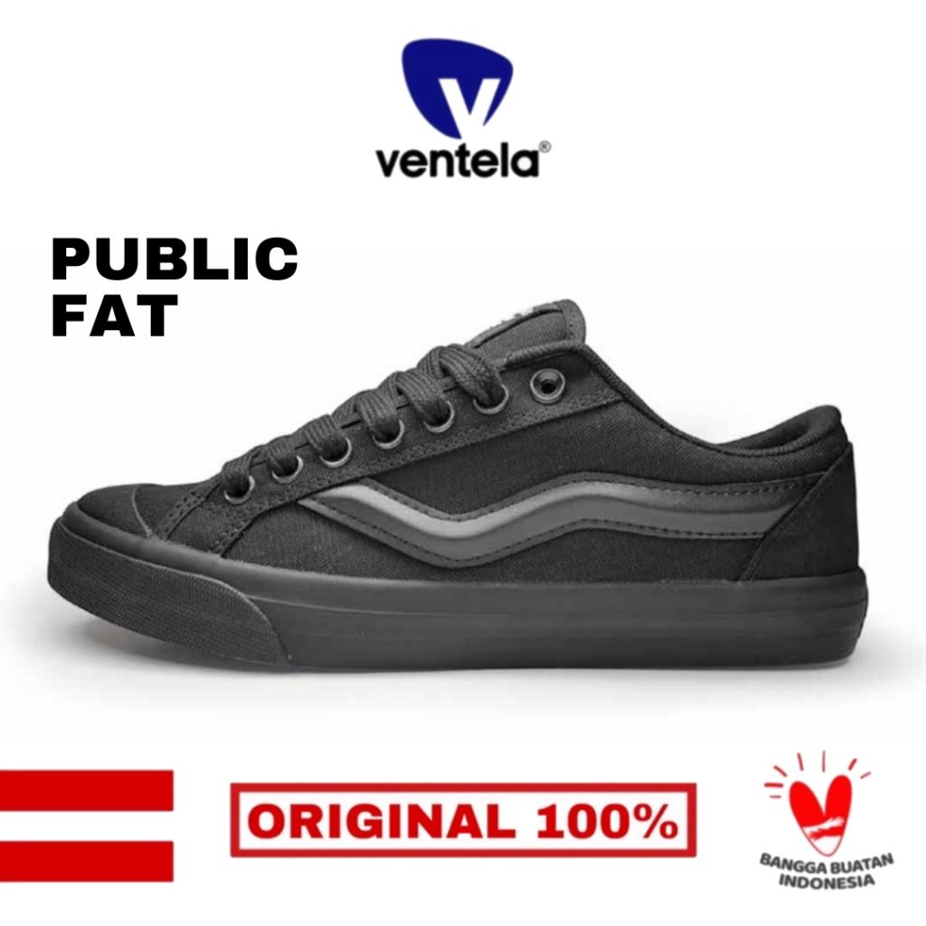 Ventela Public Fat Low All Black