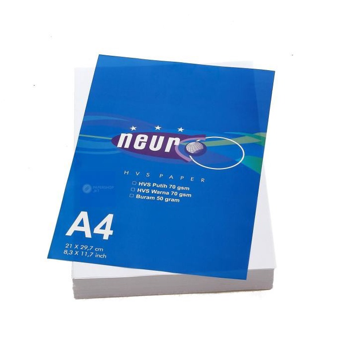 

Ready Stok Kertas HVS NEURO A4 7 gr Murah 1 Rim 75 gr 7 gsm 75 gsm 4 Lembar P54